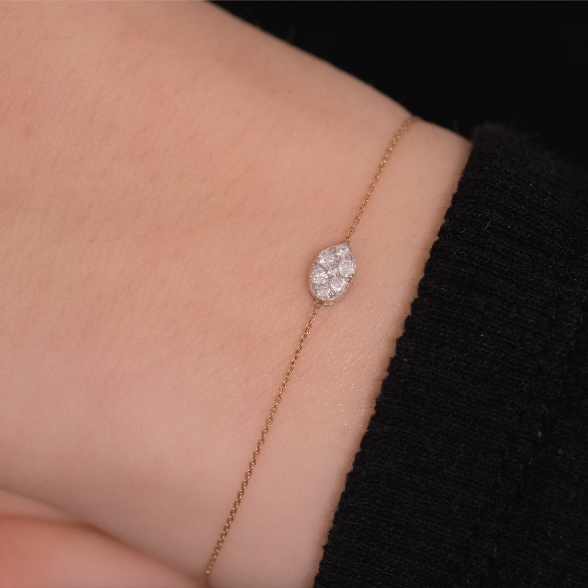 0.12 Karat Minimal Pırlanta Bileklik (2)