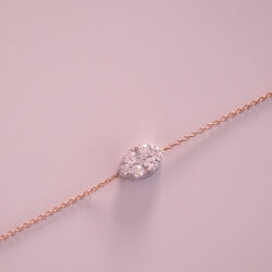 0.12 Karat Minimal Pırlanta Bileklik