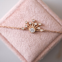 0.14 Karat Pırlanta Bileklik