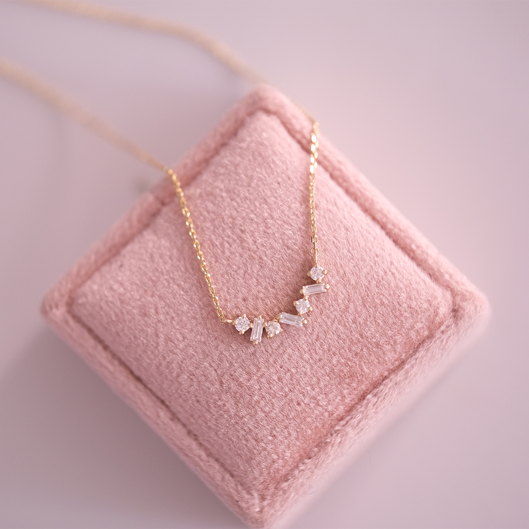 0.14 Karat Pırlanta Minimal Kolye (1)