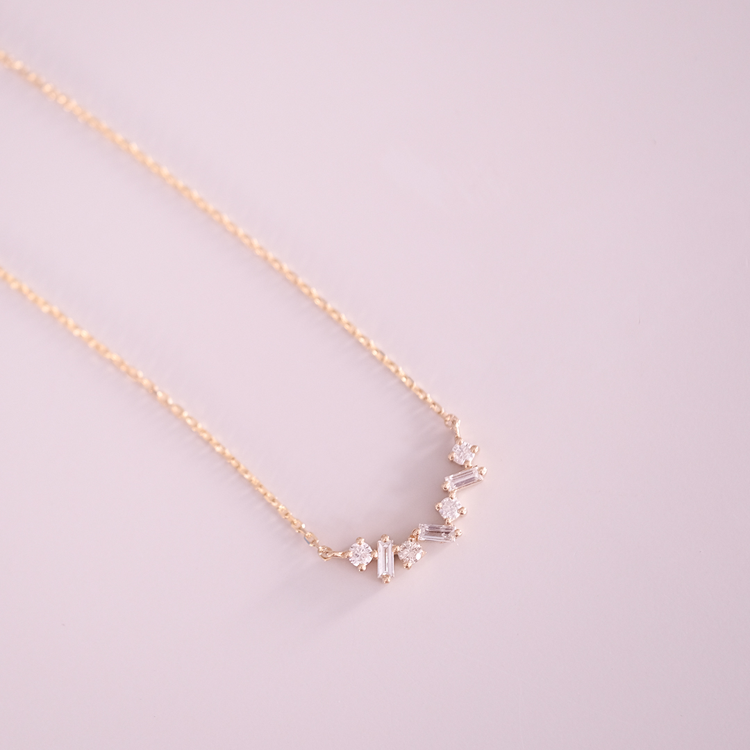 0.14 Karat Pırlanta Minimal Kolye (2)