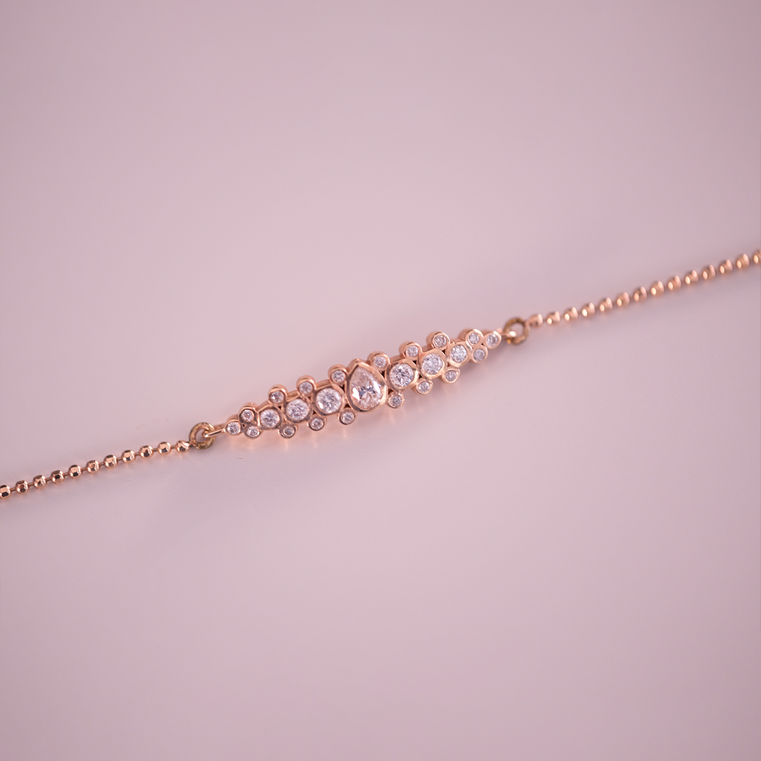 0.16 Karat Damlalı Pırlanta Bileklik (1)