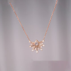 0.16 Karat Minimal Pırlanta Kolye