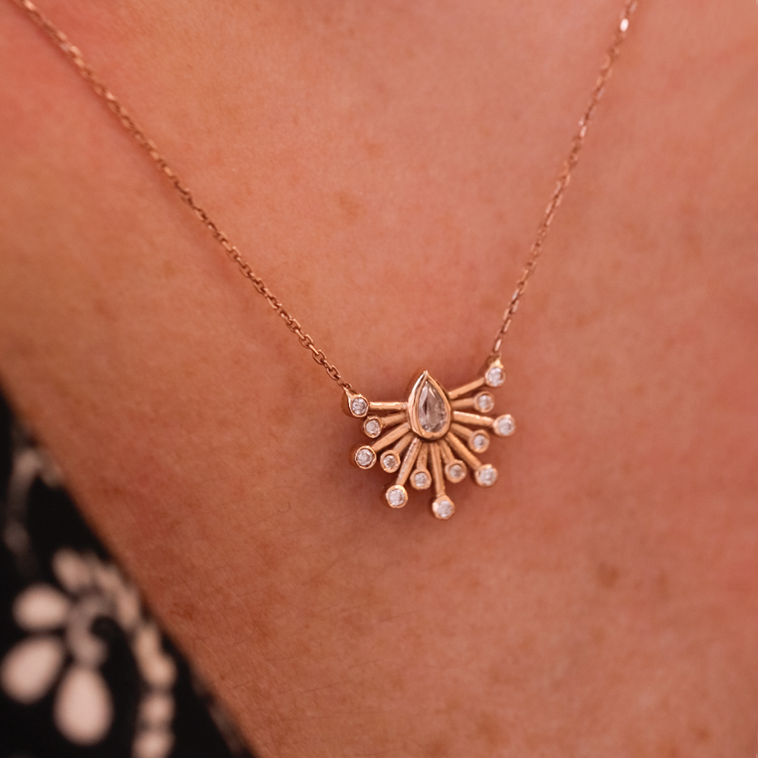 0.16 Karat Minimal Pırlanta Kolye (2)