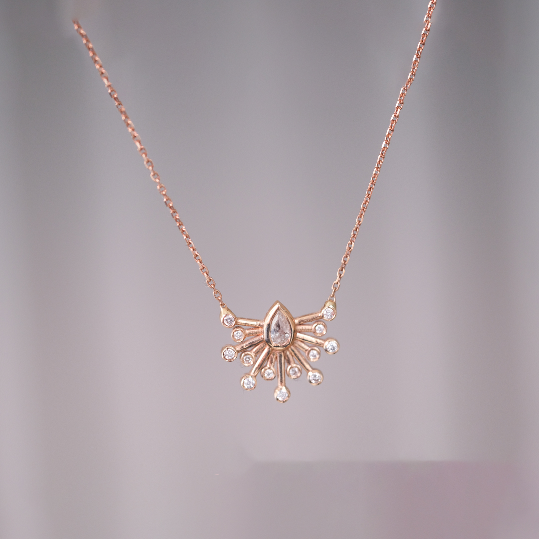 0.16 Karat Minimal Pırlanta Kolye (1)