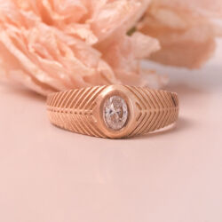 0.20 Karat Oval Serçe Parmak Pırlanta Yüzük