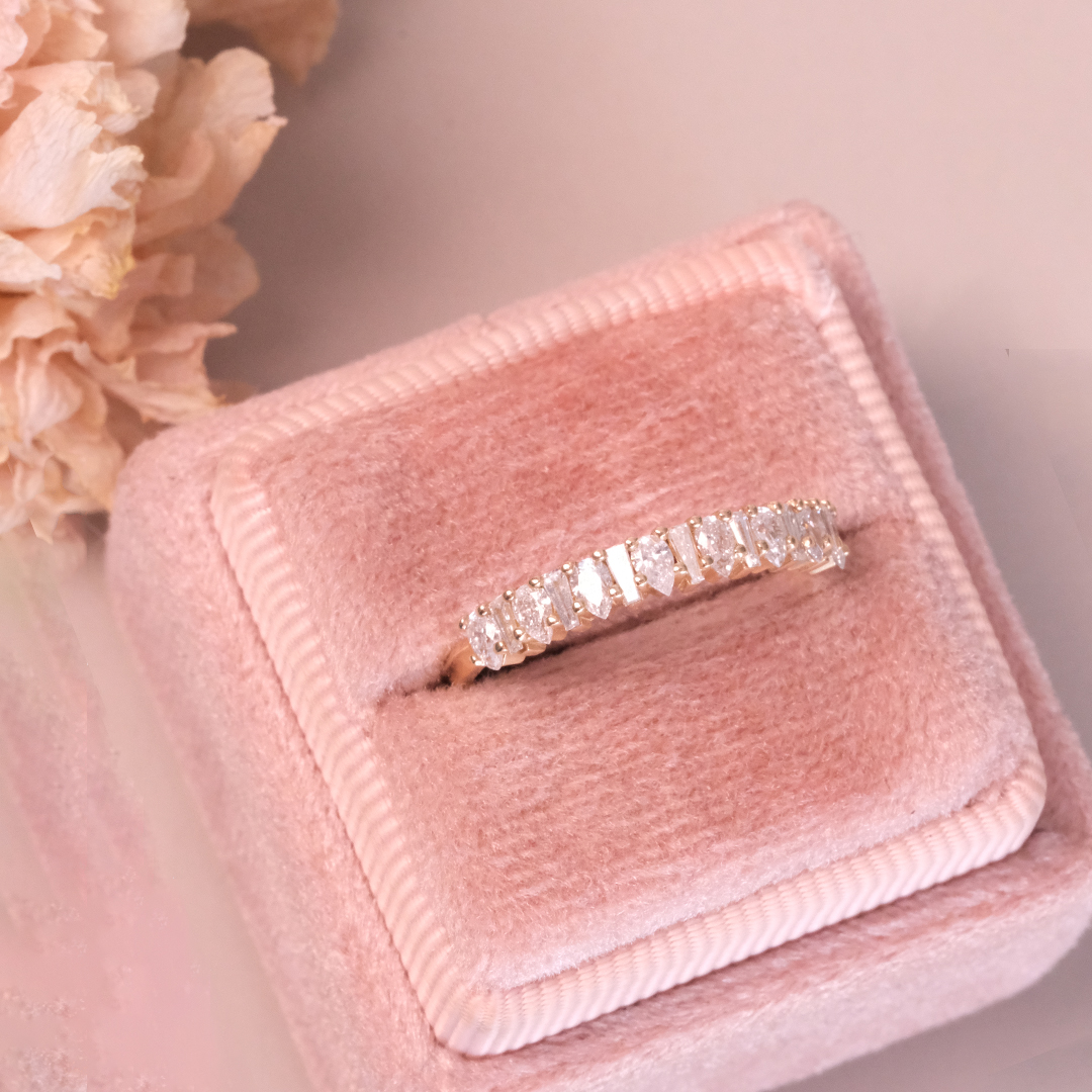 0.37 Karat Trapez Damla Pırlanta Yüzük (2)