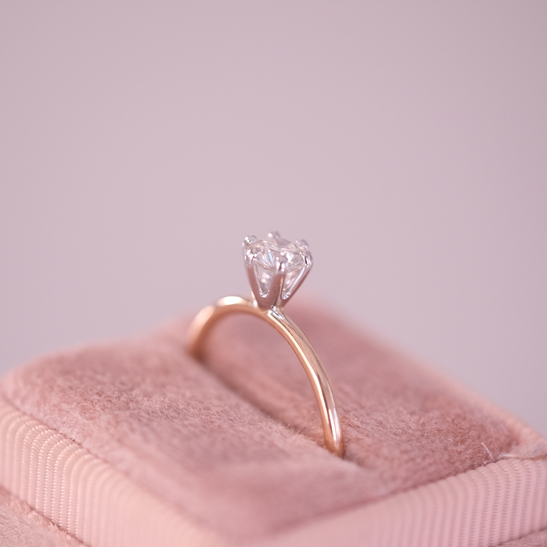 0.40 Karat Yuvarlak Tektaş Pırlanta Yüzük (1)