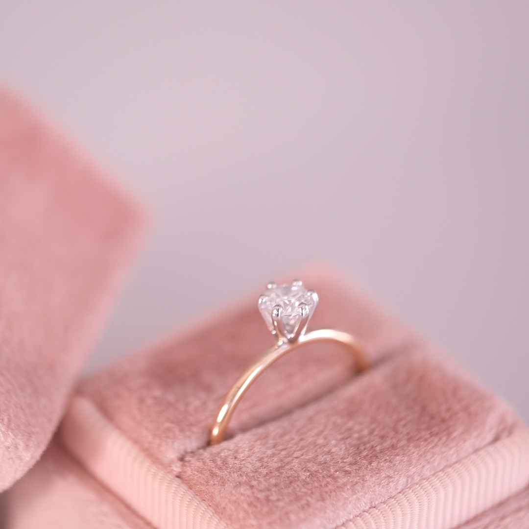 0.40 Karat Yuvarlak Tektaş Pırlanta Yüzük (2)