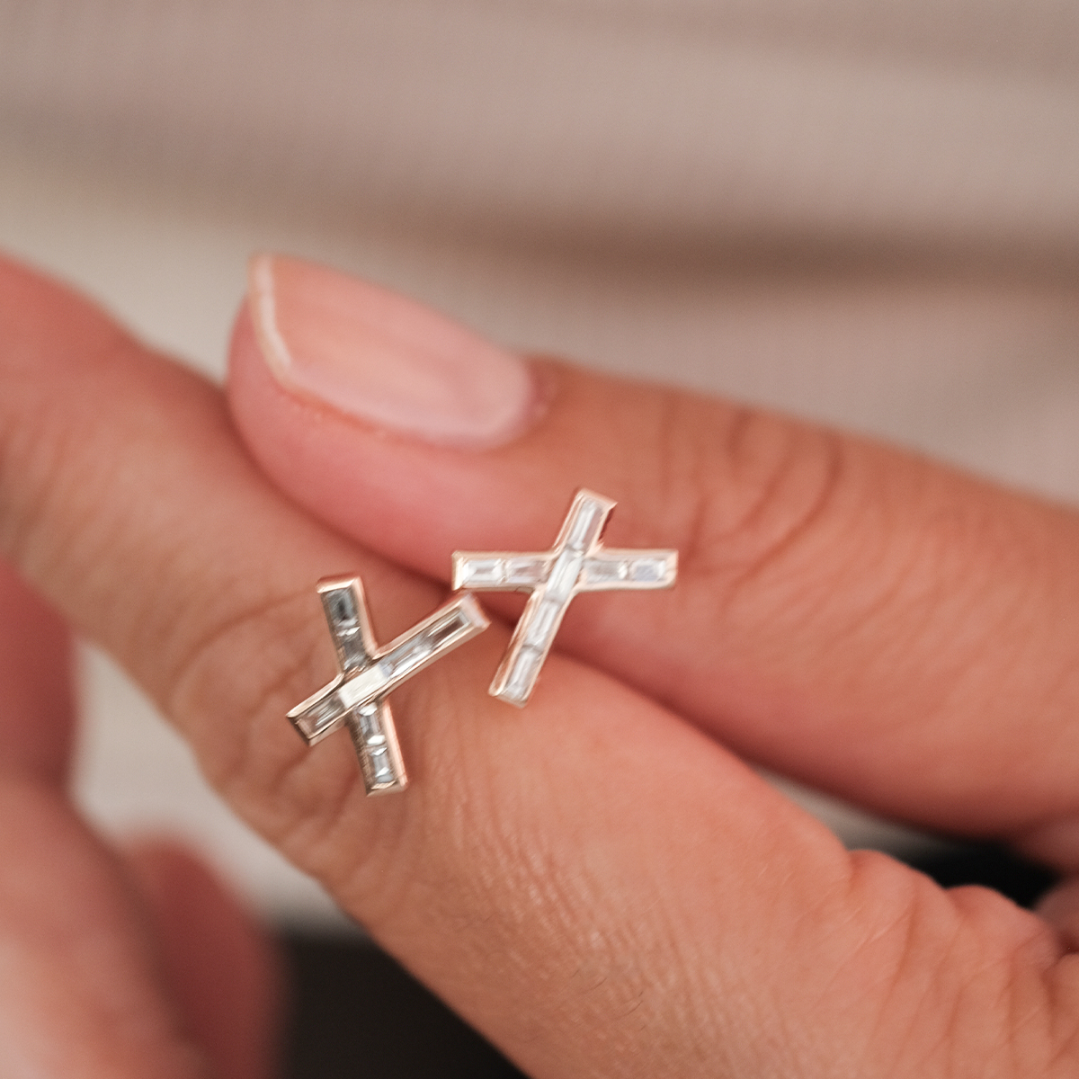 0.47 Karat X Küpe (2)