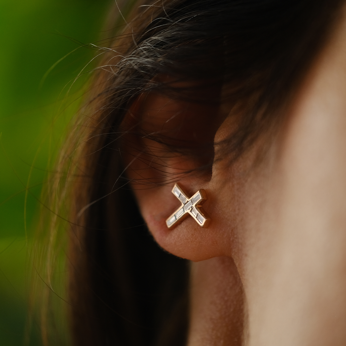 0.47 Karat X Küpe (3)