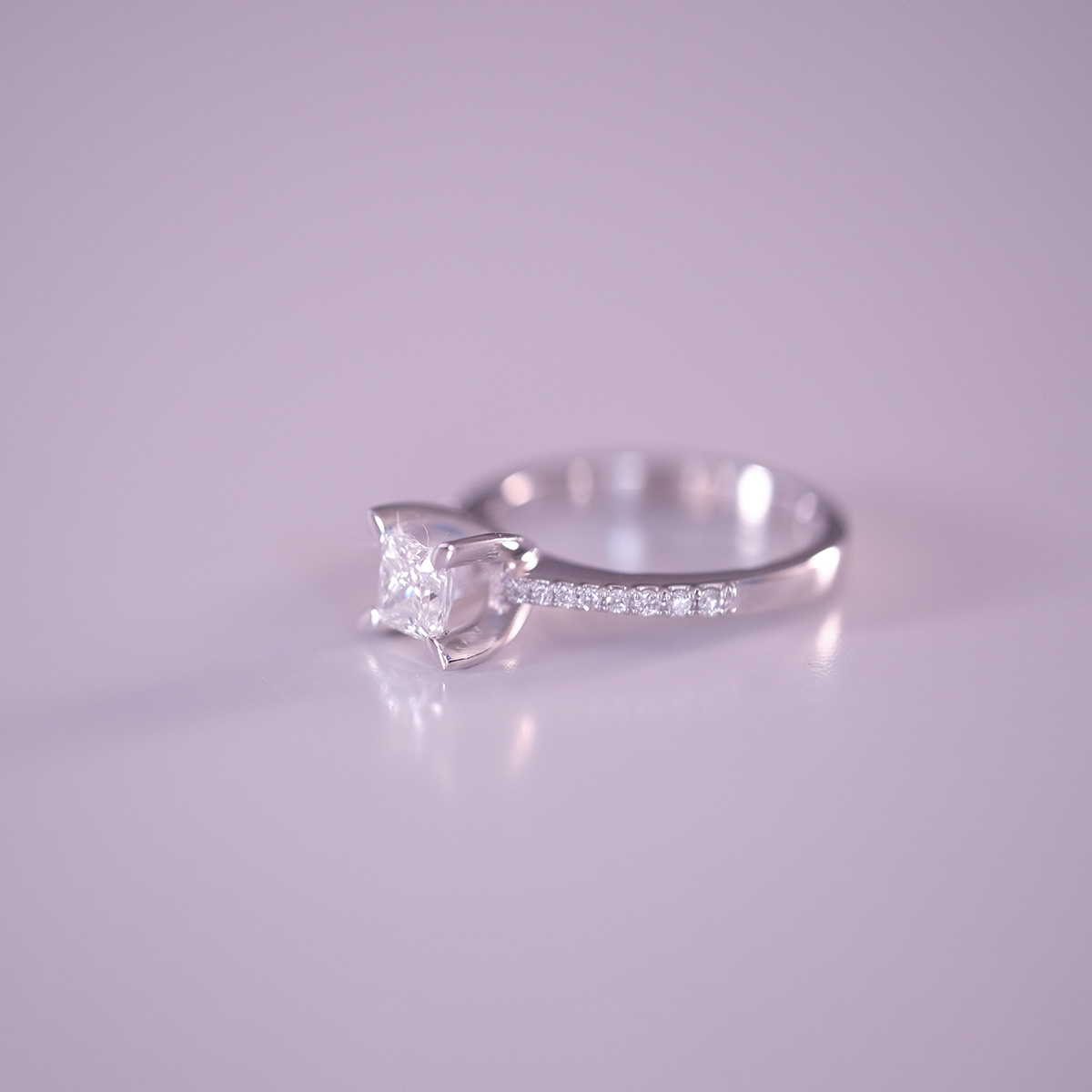 0.50 Karat Prenses Tektaş Pırlanta Yüzük (3)