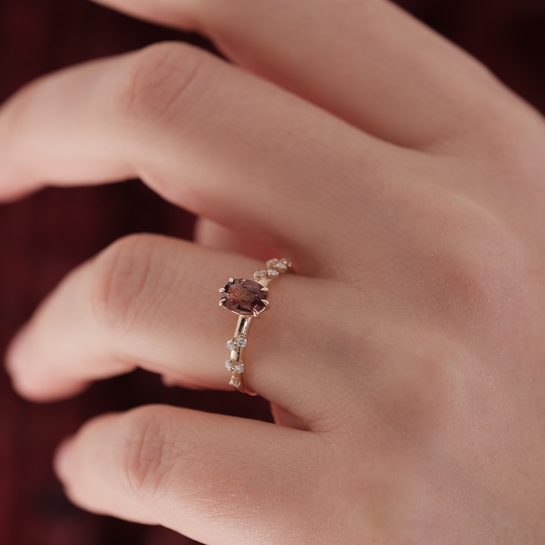 0.76 Karat Hestia Renkli Yüzük (2)