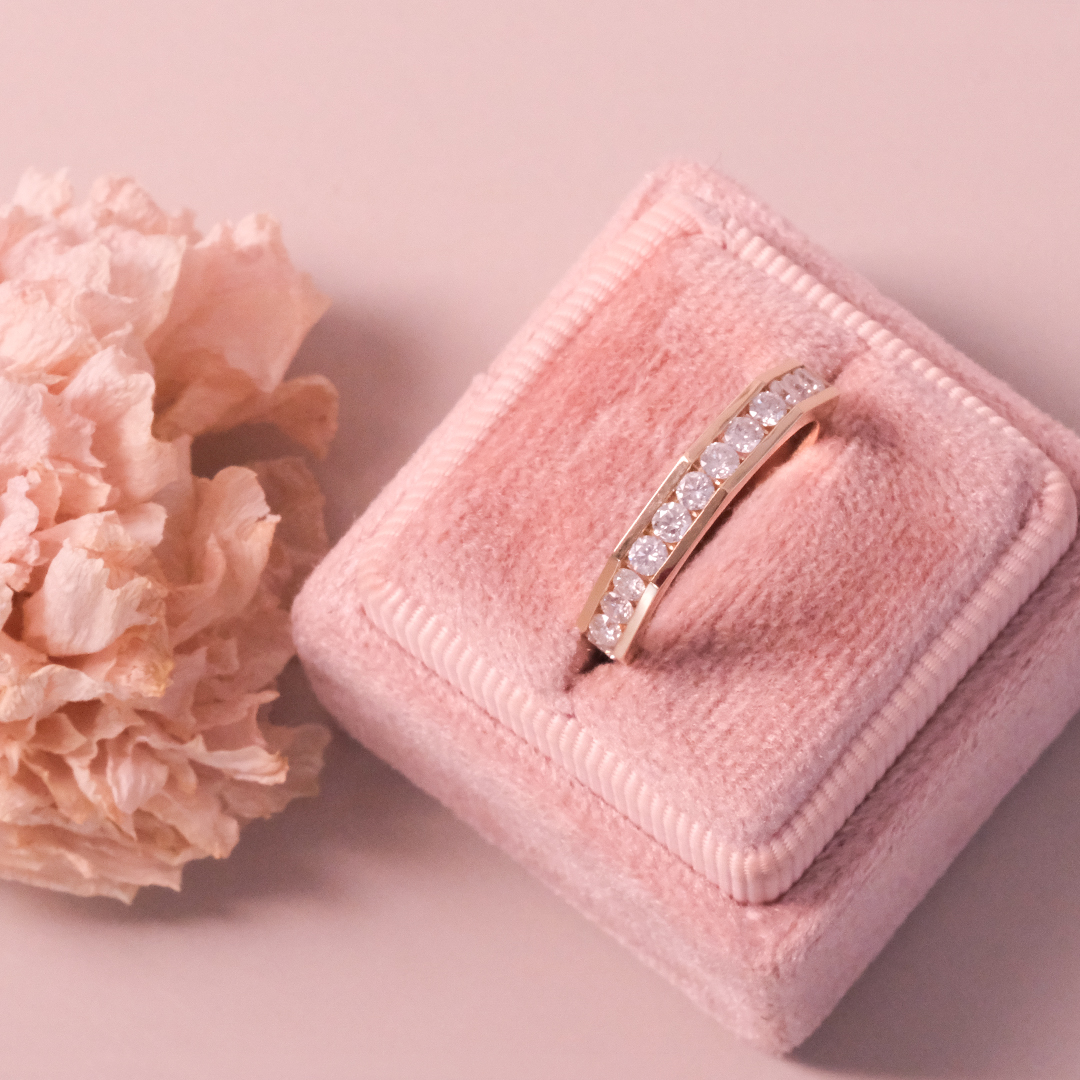 0.80 Karat Bombeli Pırlanta Alyans Yüzük (2)