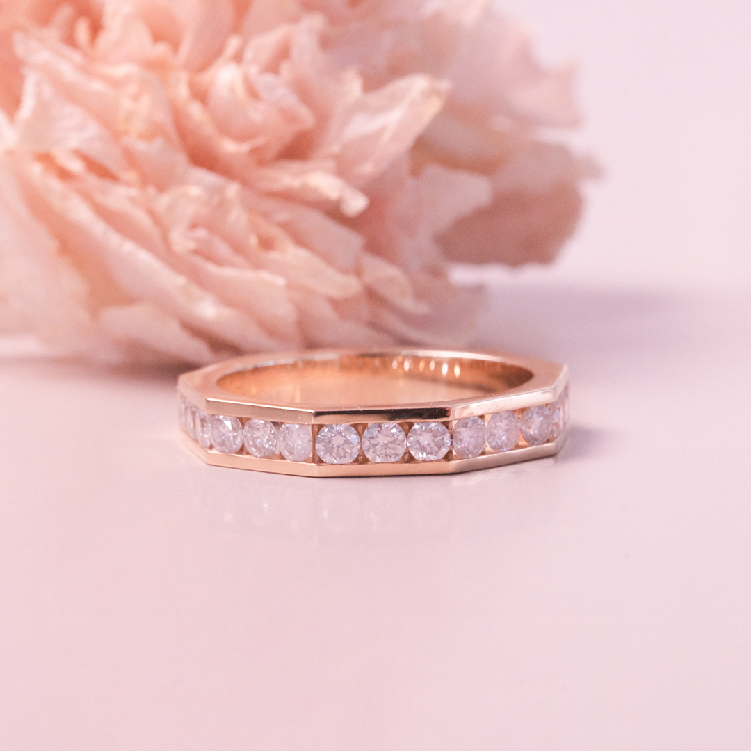 0.80 Karat Bombeli Pırlanta Alyans Yüzük (3)