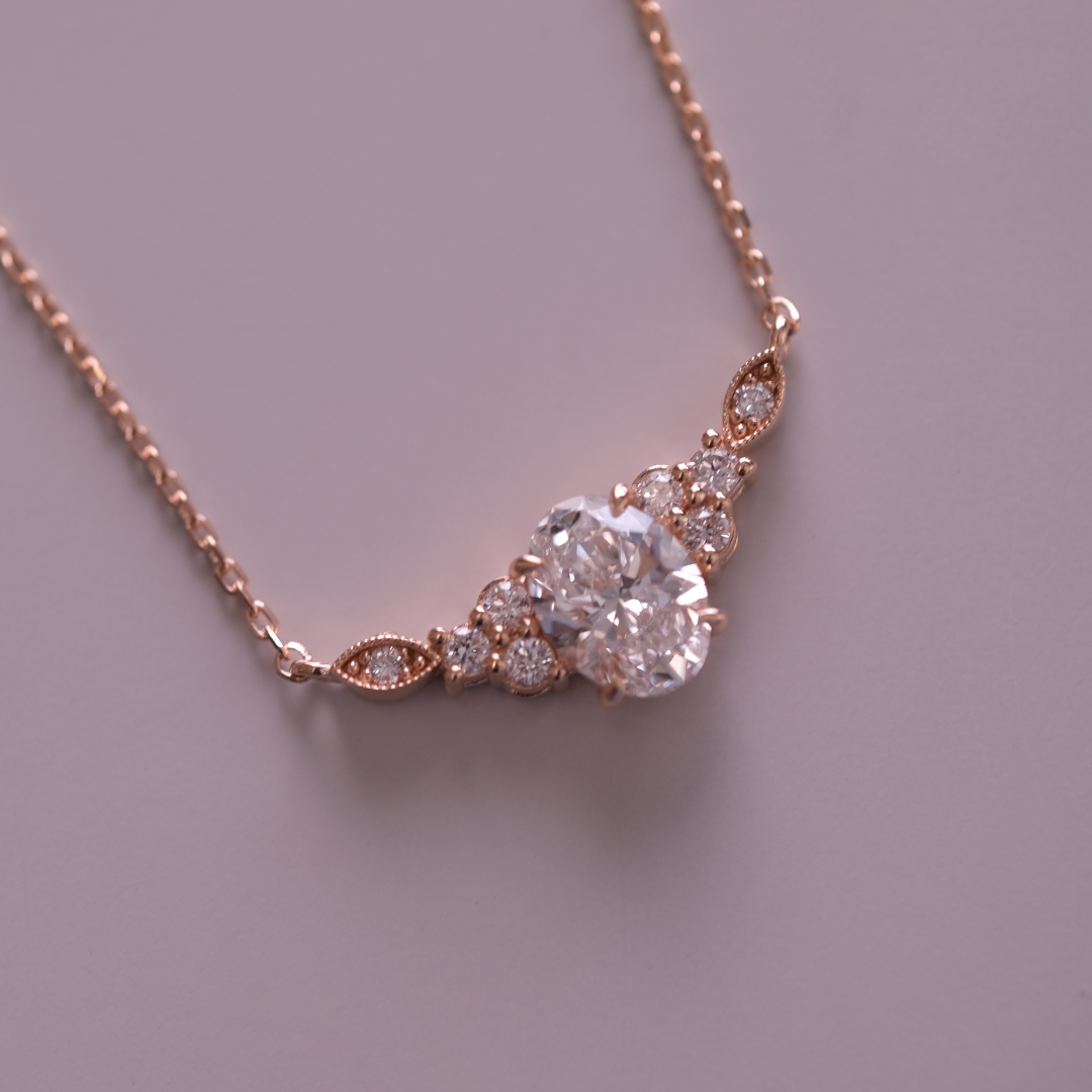 1.21 Karat Laboratuvar Pırlantalı Kolye (3)