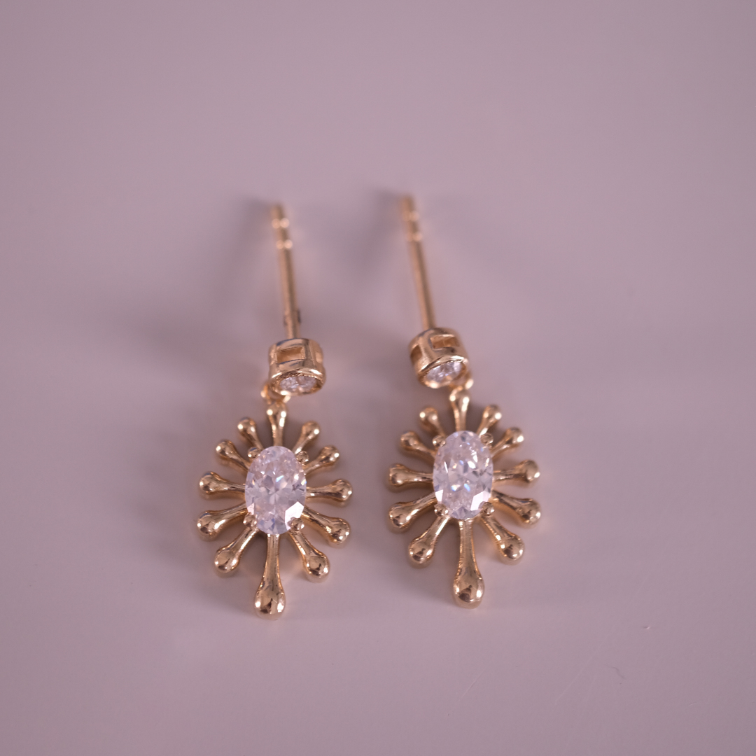 1.62 Karat Beyaz Safir Pırlantalı Küpe (3)