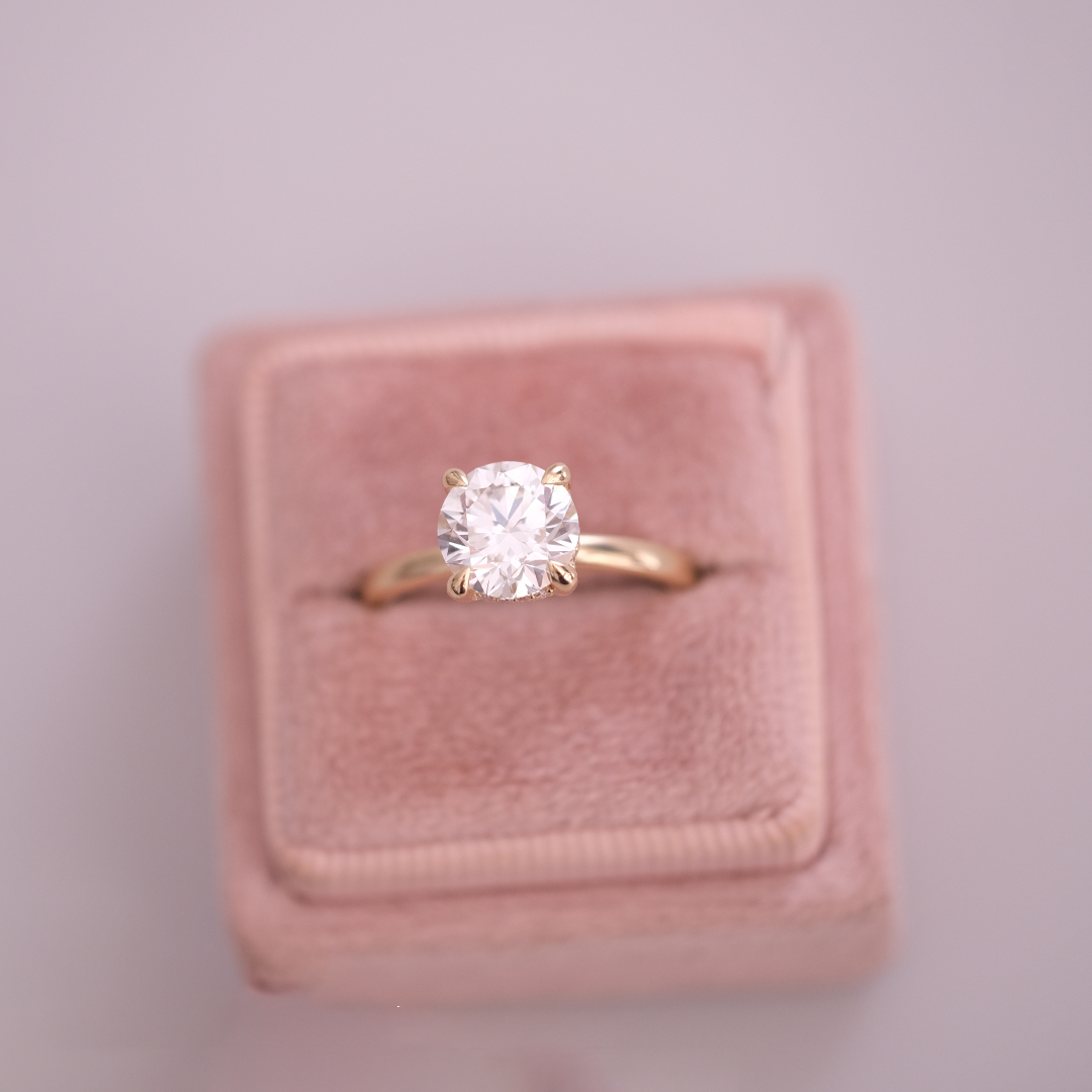 2.00 Karat Helios Lab Grown Yuvarlak Tektaş Pırlanta Yüzük (1)