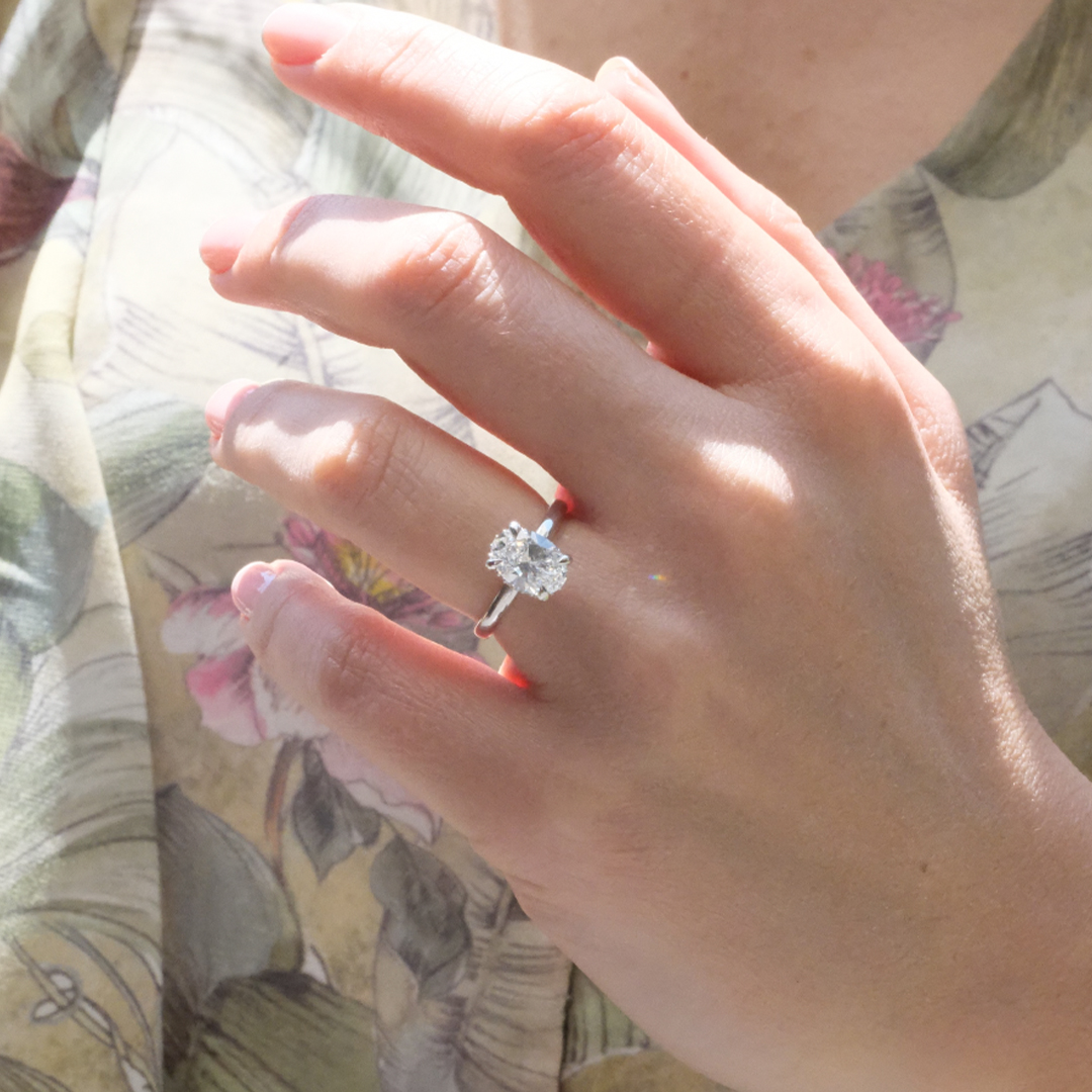 2.00 Karat Lab Grown Helios Tektaş Pırlanta Yüzük (2)