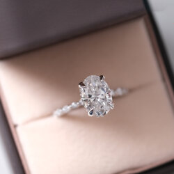 2.80 Karat Sarin Lab Grown Tektaş Pırlanta Yüzük