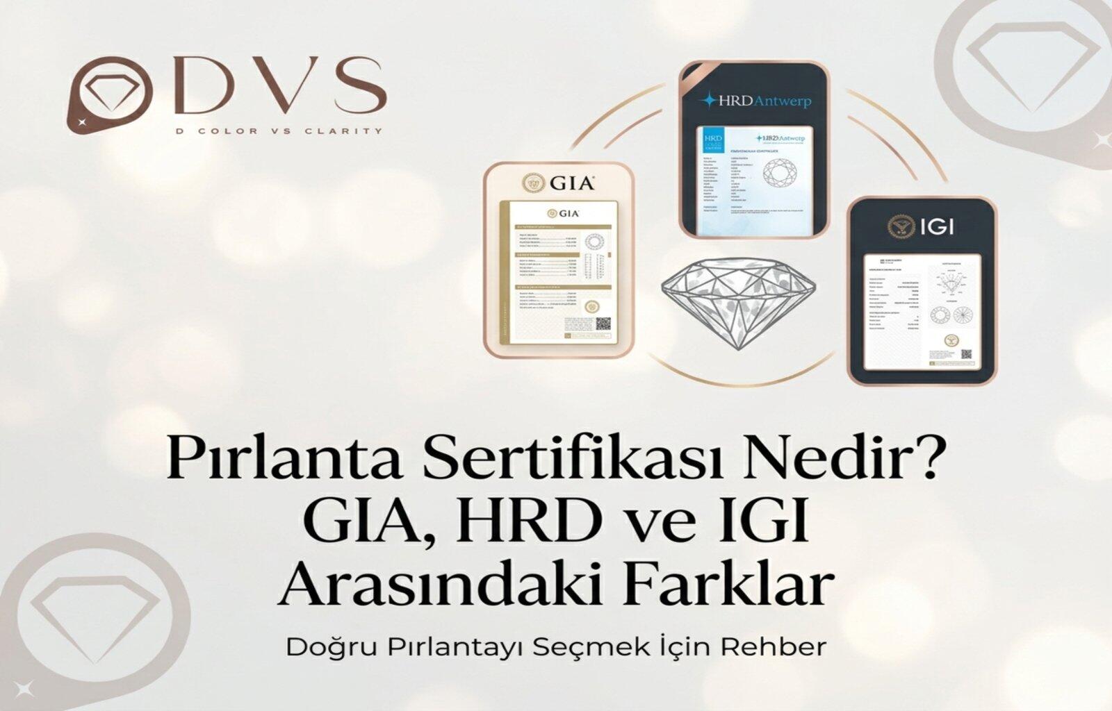 Pırlanta Sertifikası Nedir? GIA, HRD ve IGI Arasındaki Farklar