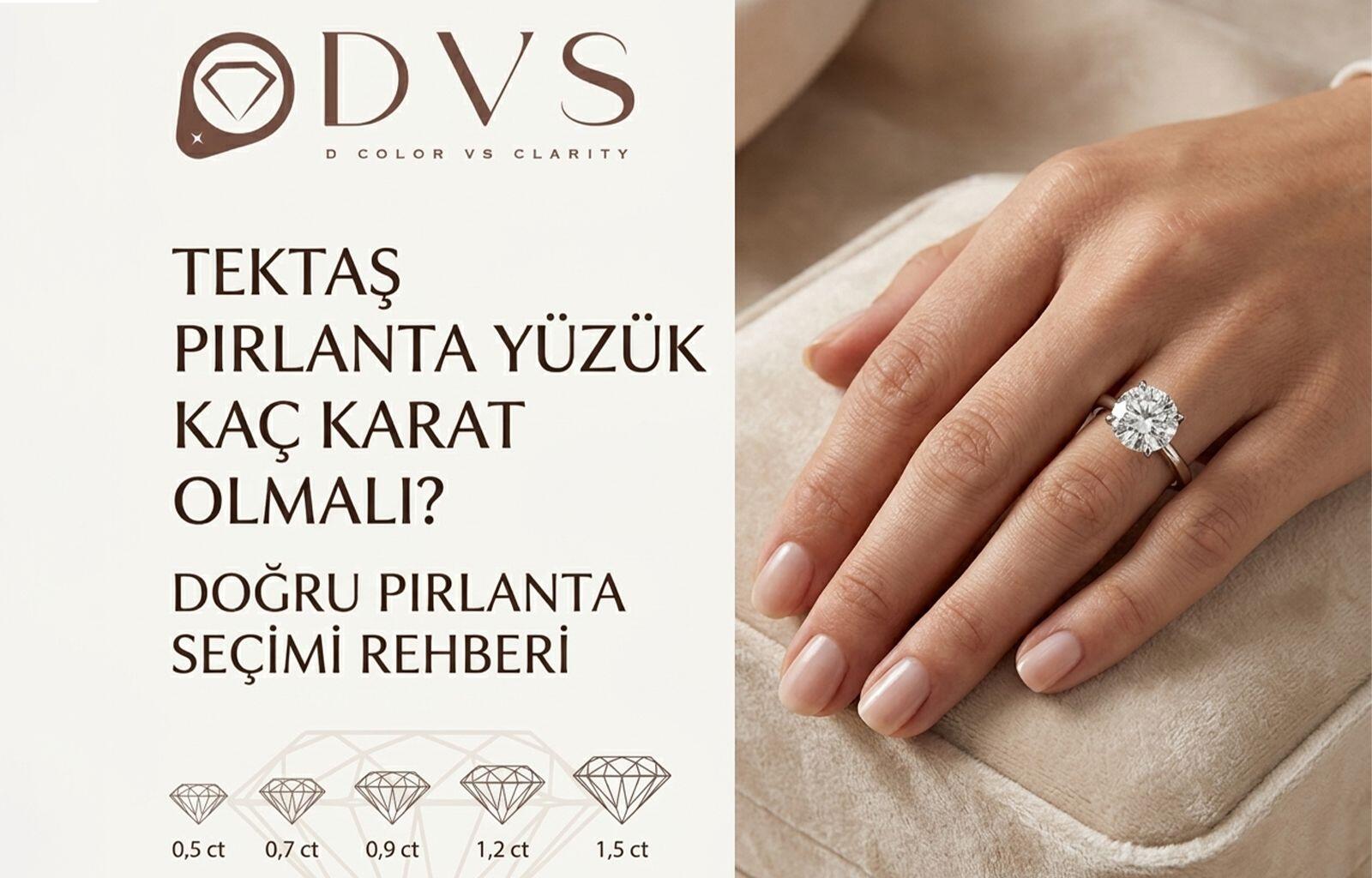 Tektaş Pırlanta Yüzük Kaç Karat Olmalı?