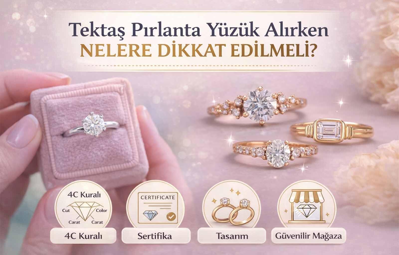 Tektaş Pırlanta Yüzük Alırken Nelere Dikkat Edilmeli? 2026 Rehberi